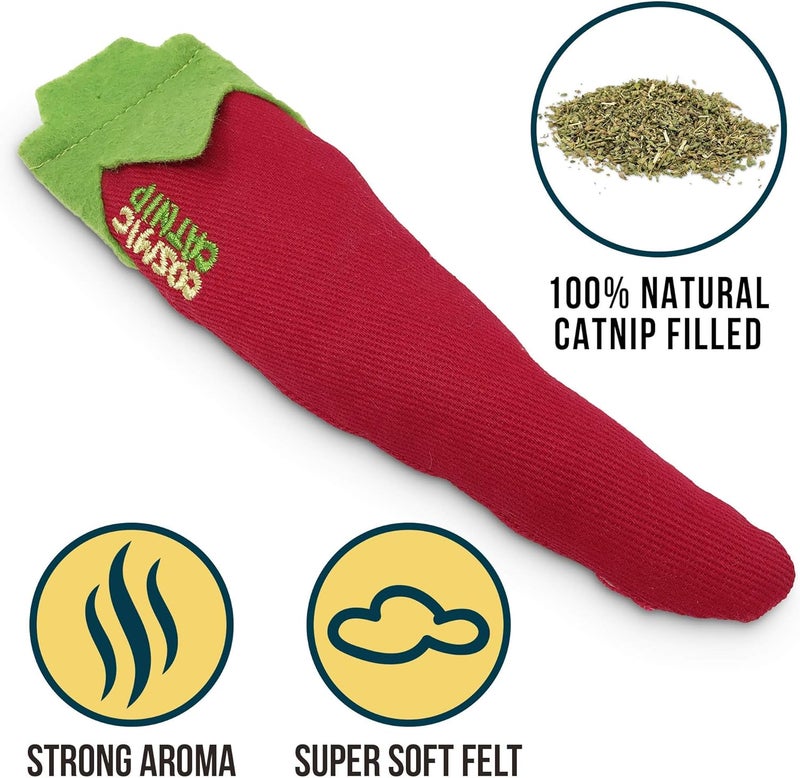 Our Pets Cosmic Catnip Filled Chili Cat Toy for Cats - Image 2